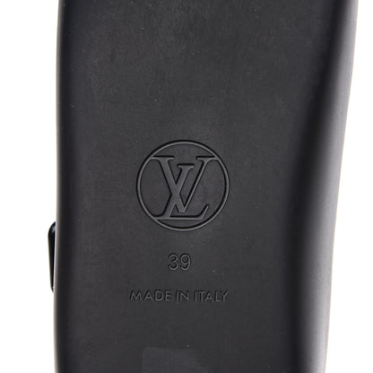 Louis Vuitton Monogram Sunbath Flat Mule Sandals 39 Black 7 of 9