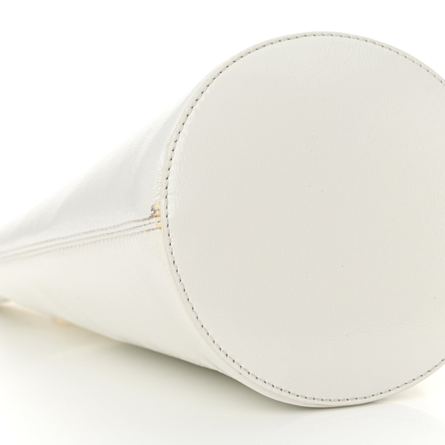 Patent Calfskin Etta Crossbody White