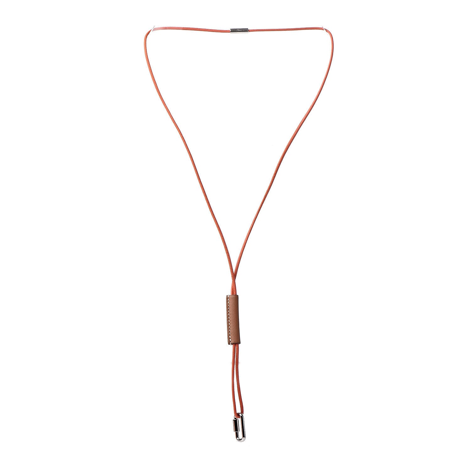 Hermes Permabrass Curiosite Pendant Necklace 3 of 4