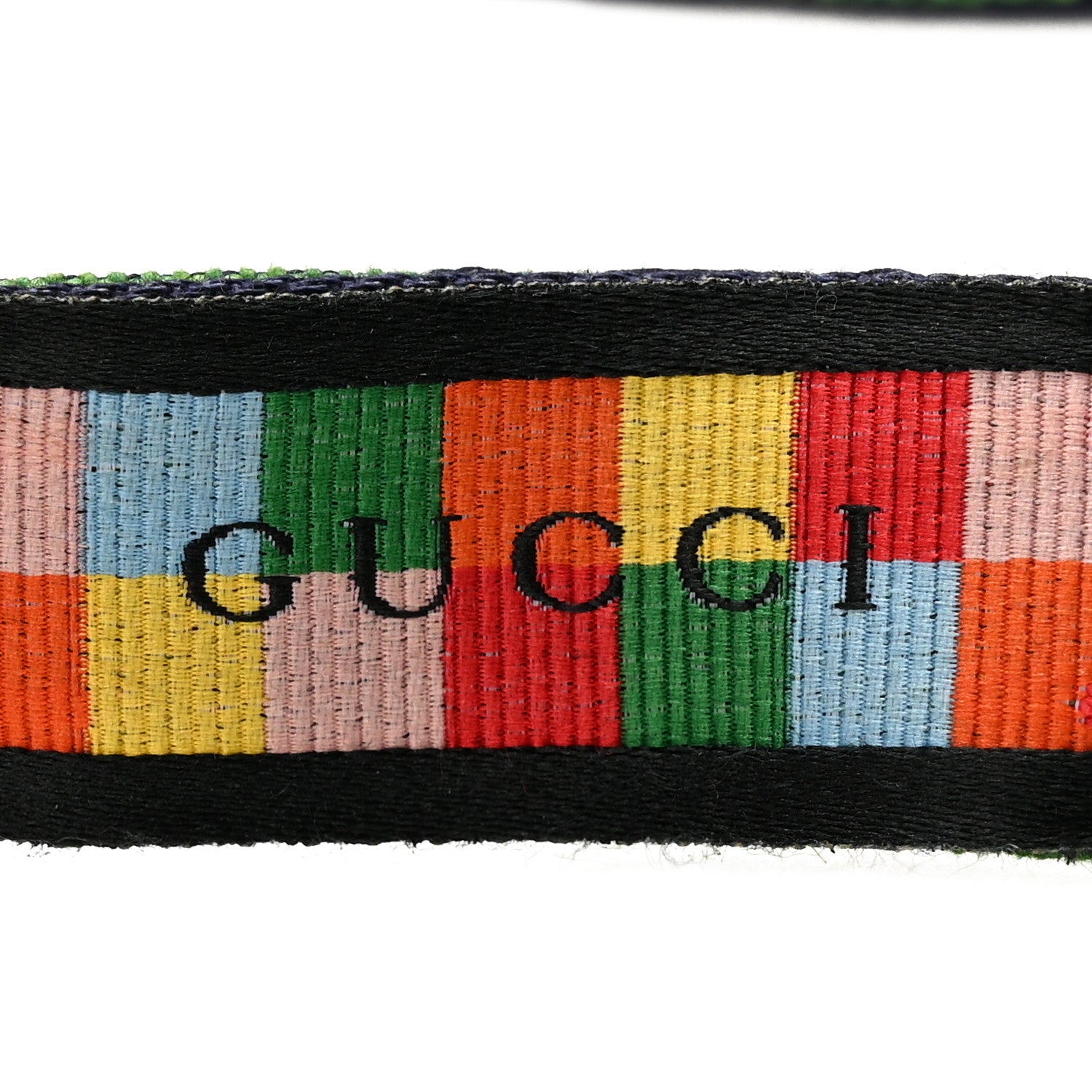 Gucci Monogram Multicolor Reversible Self-Tie Bucket Hat S Green Blue 14 of 16