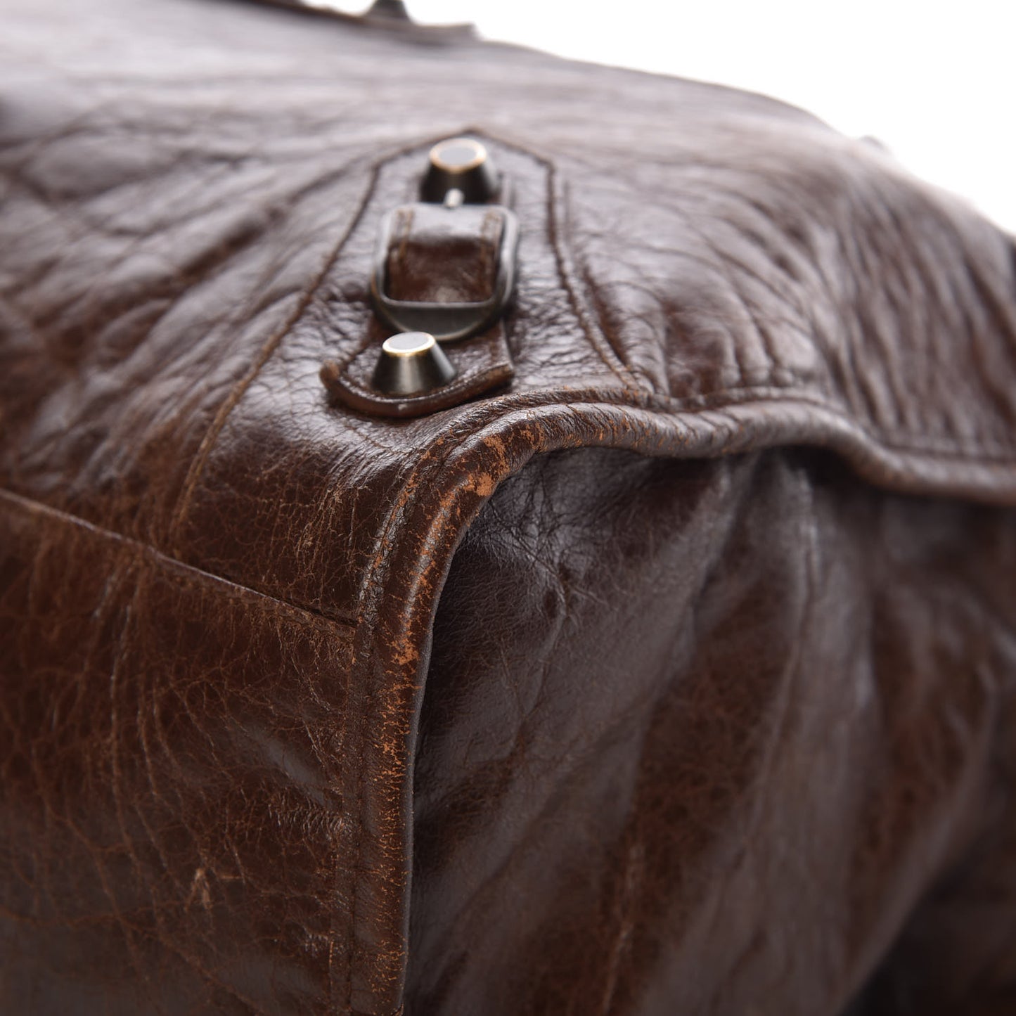 Agneau Classic Hardware City Olive Brown