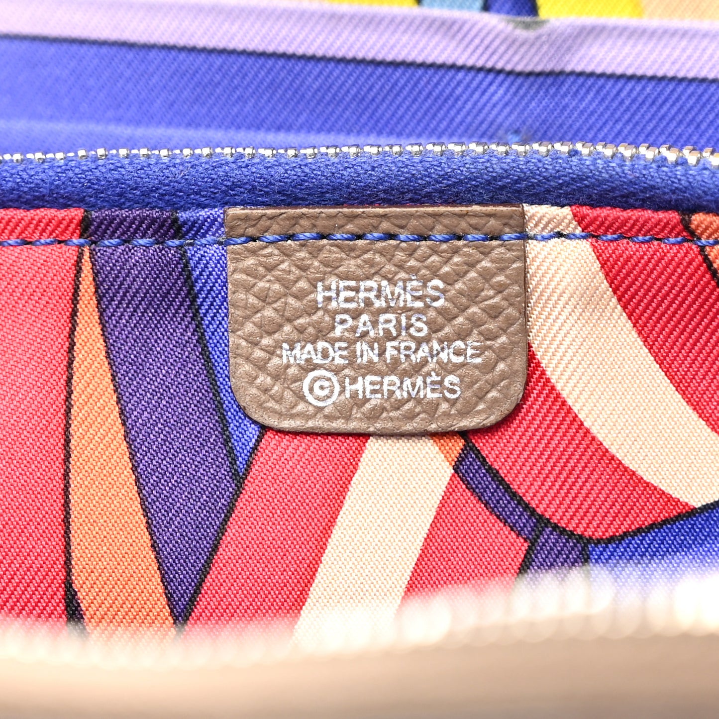 Epsom Silk'In Wallet Etoupe