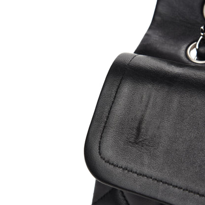 Chanel Lambskin Quilted Medium Double Flap Black 8 of 14