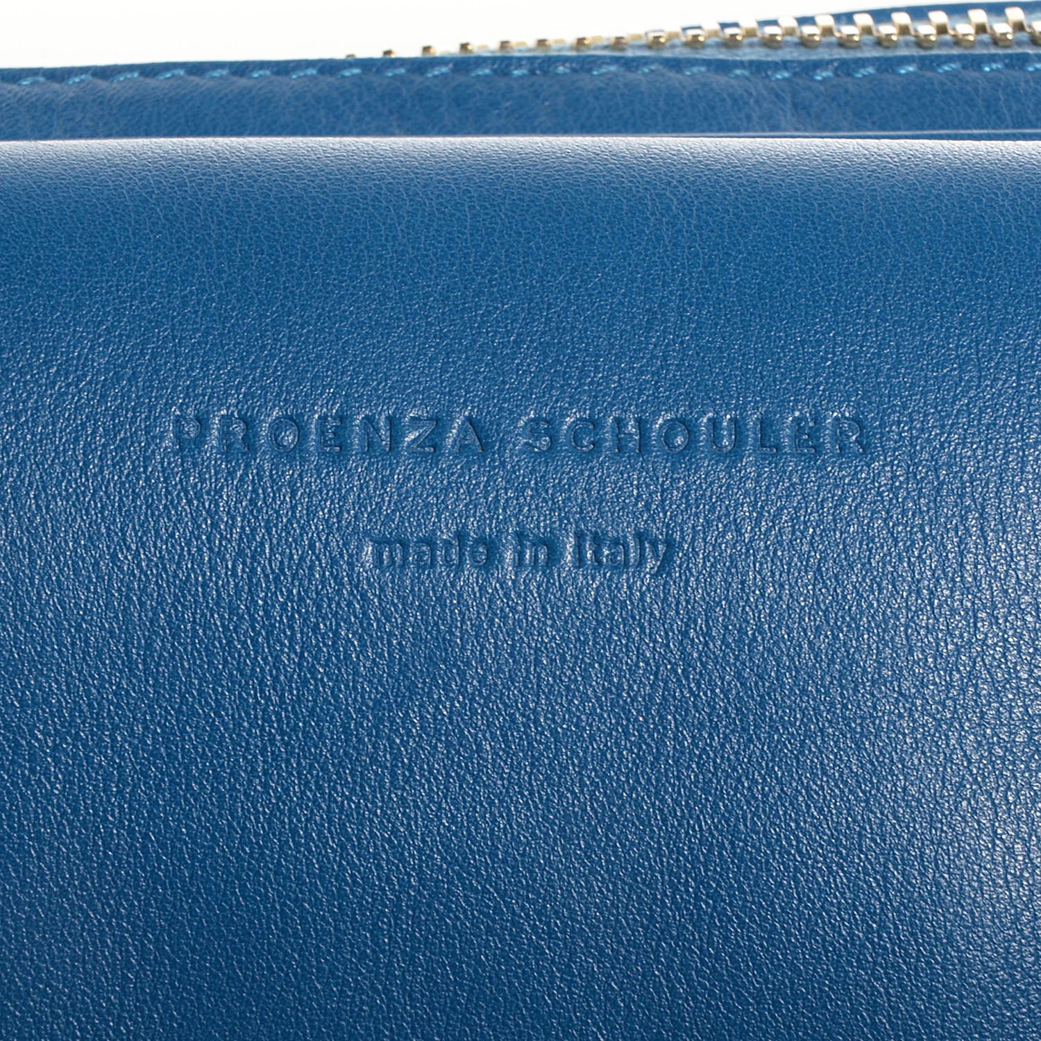 Proenza Schouler Calfskin Chain Strap Double Bag Peacock 9 of 11