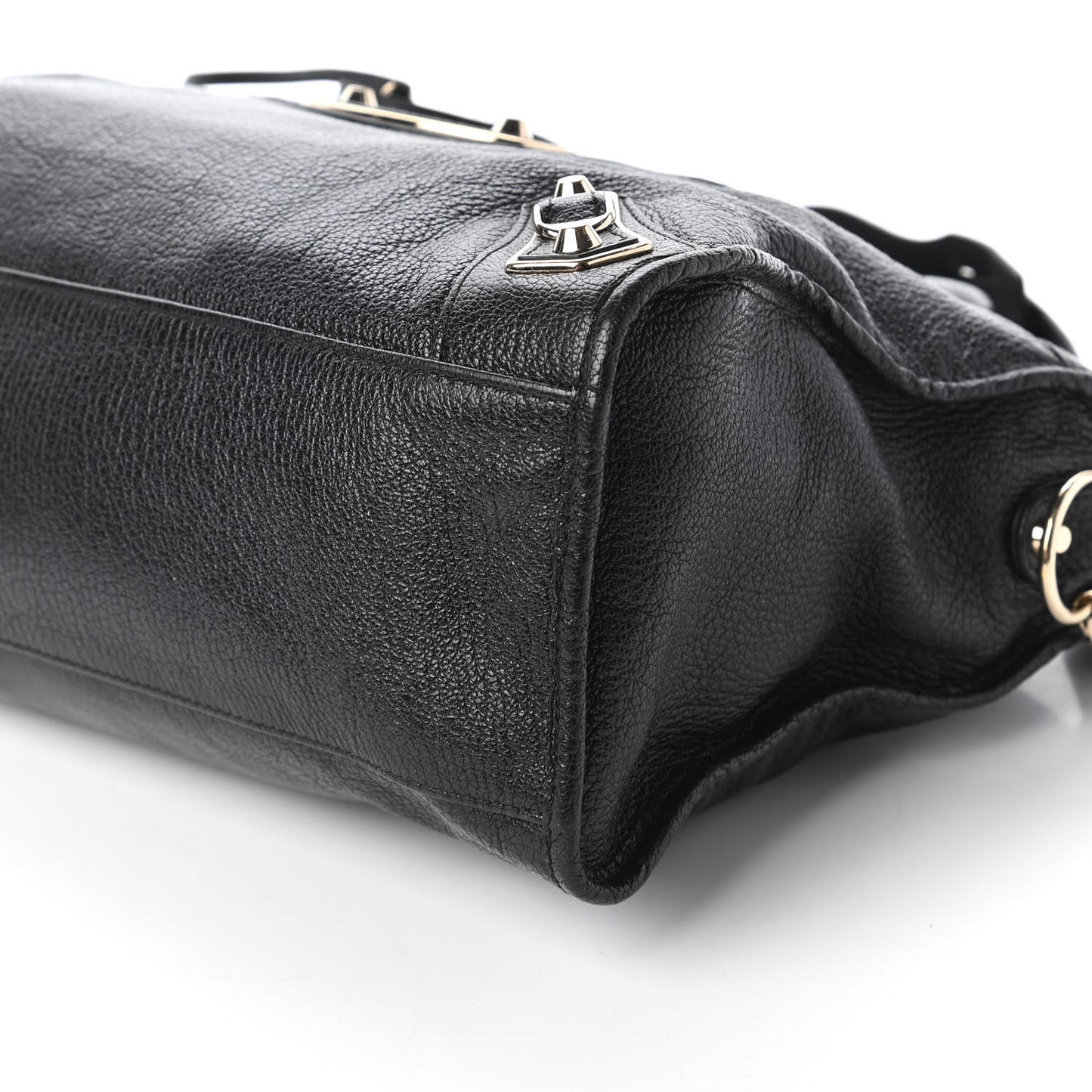 Chevre Gold Metallic Edge Hardware City Black