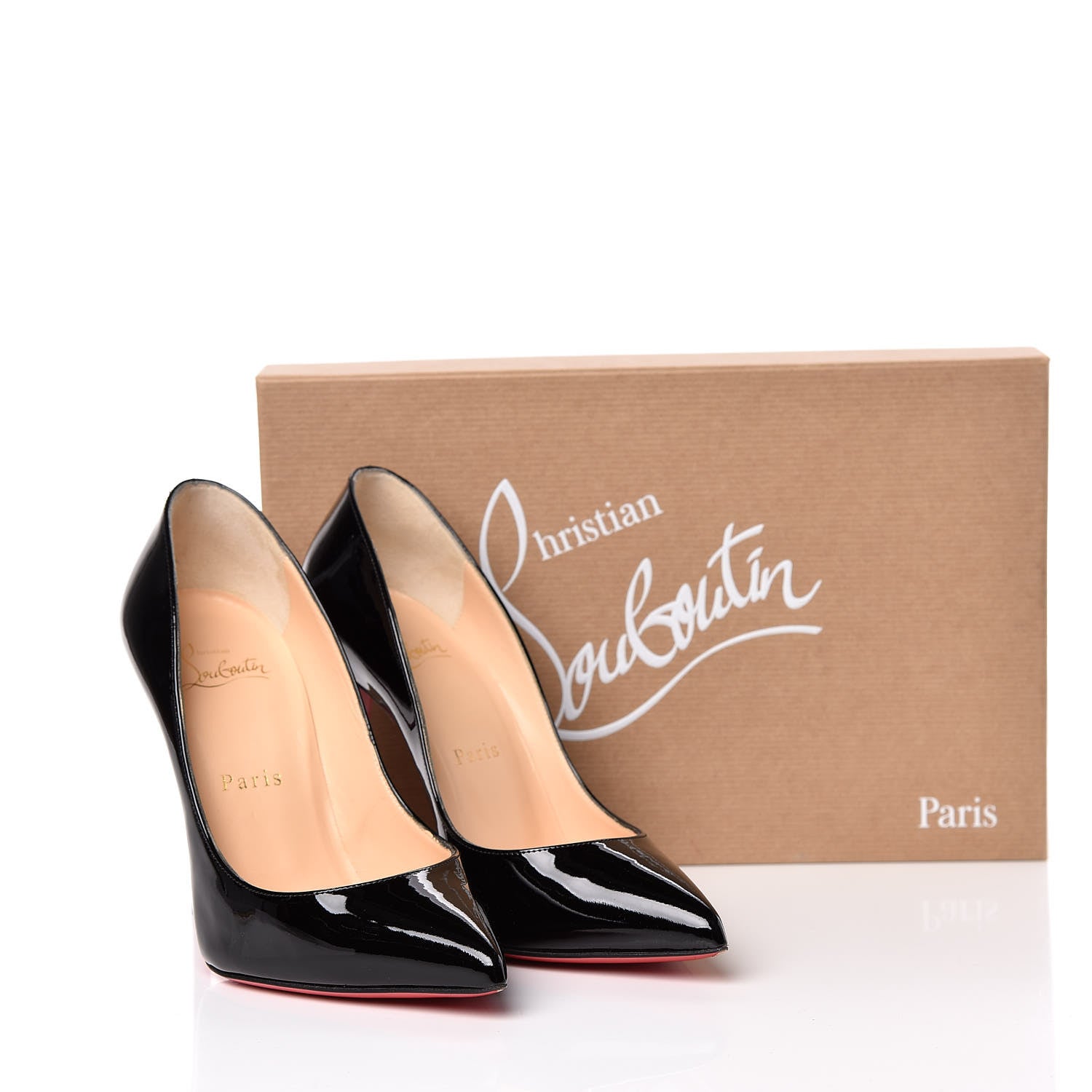 Christian Louboutin Patent Pigalle Follies 100 Pumps 36 Black 13 of 13