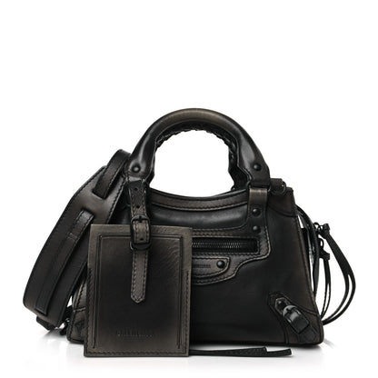 Balenciaga Used Calfskin Black Hardware Mini Neo Classic City Black 1 of 9