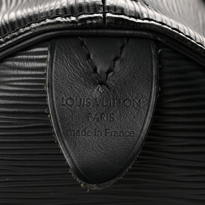 Louis Vuitton Epi Speedy 30 Black 6 of 10