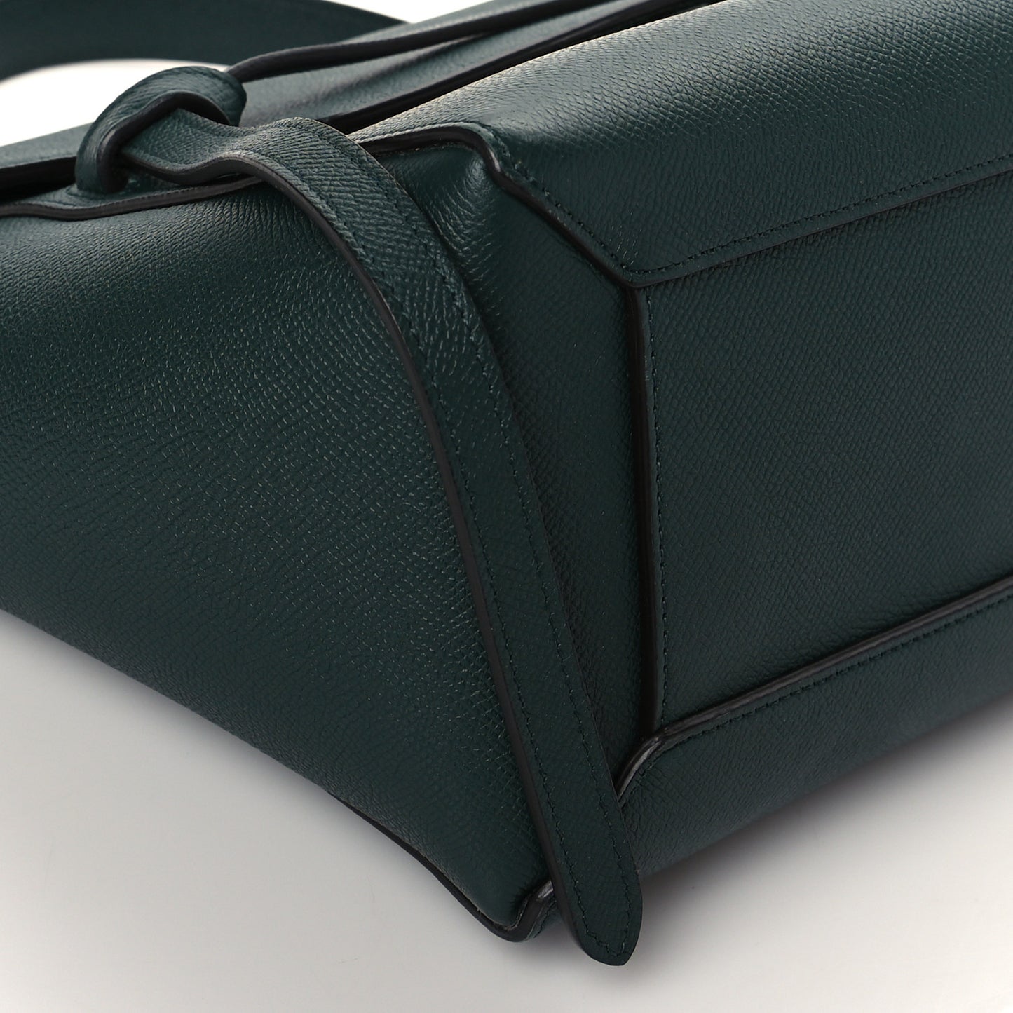 Grained Calfskin Micro Belt Bag Amazone