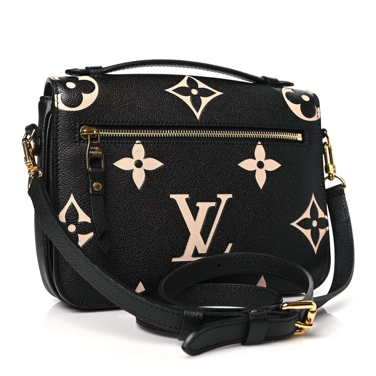 Louis Vuitton Empreinte Monogram Giant Pochette Metis Black Beige 3 of 9