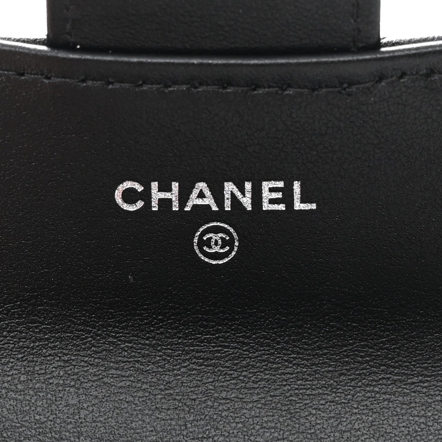 Chanel Aged Calfskin Chevron Quilted Reissue Card Holder Wallet So Black 6 of 8