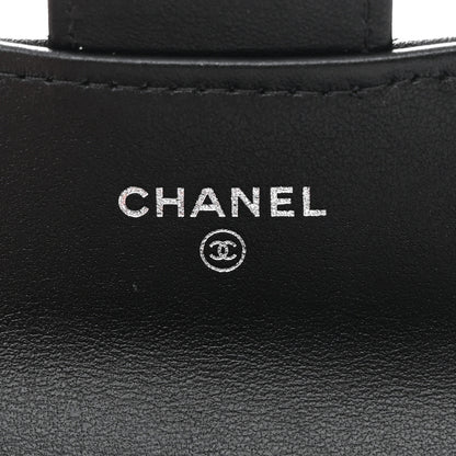 Chanel Aged Calfskin Chevron Quilted Reissue Card Holder Wallet So Black 6 of 8