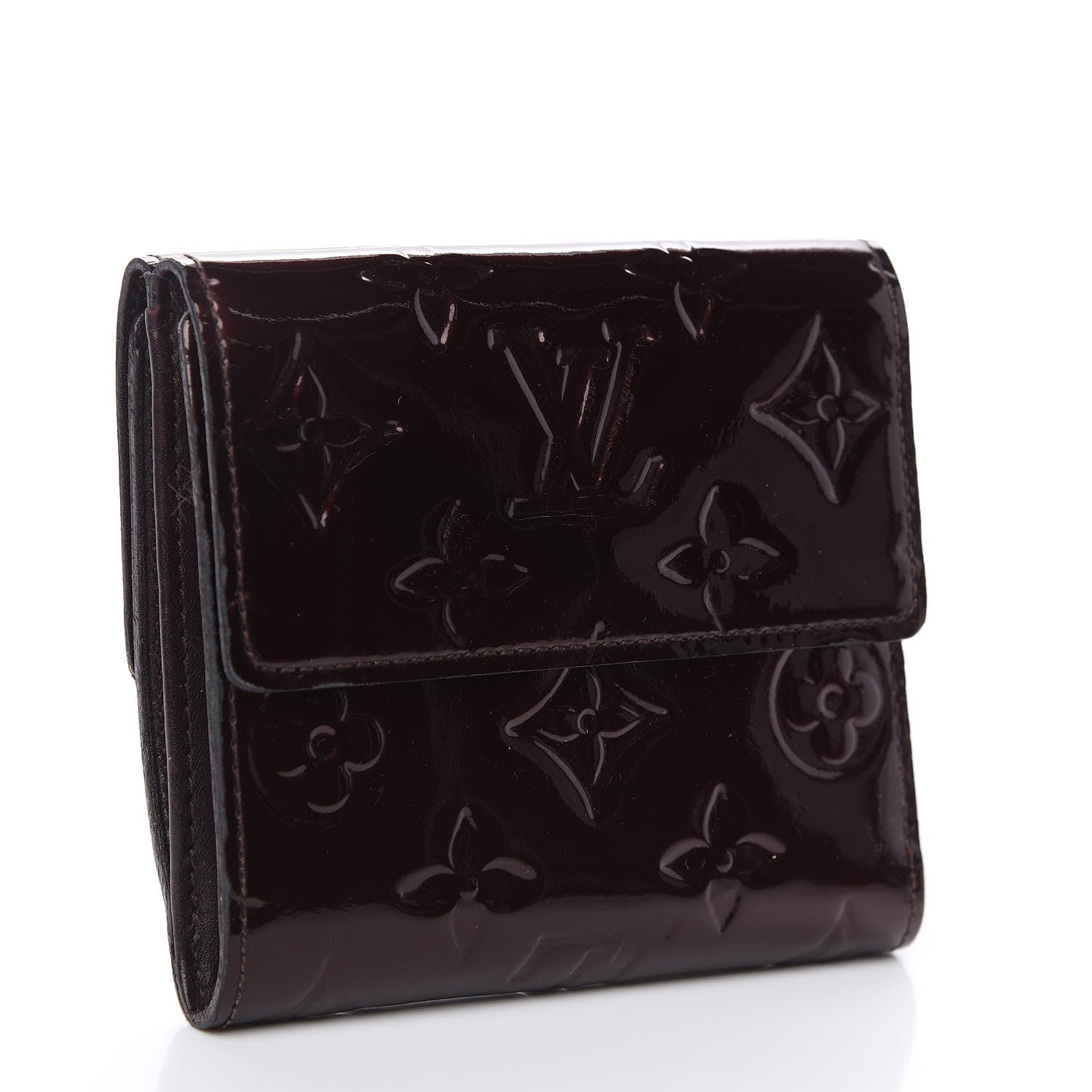 Louis Vuitton Vernis Elise Wallet Amarante 2 of 9