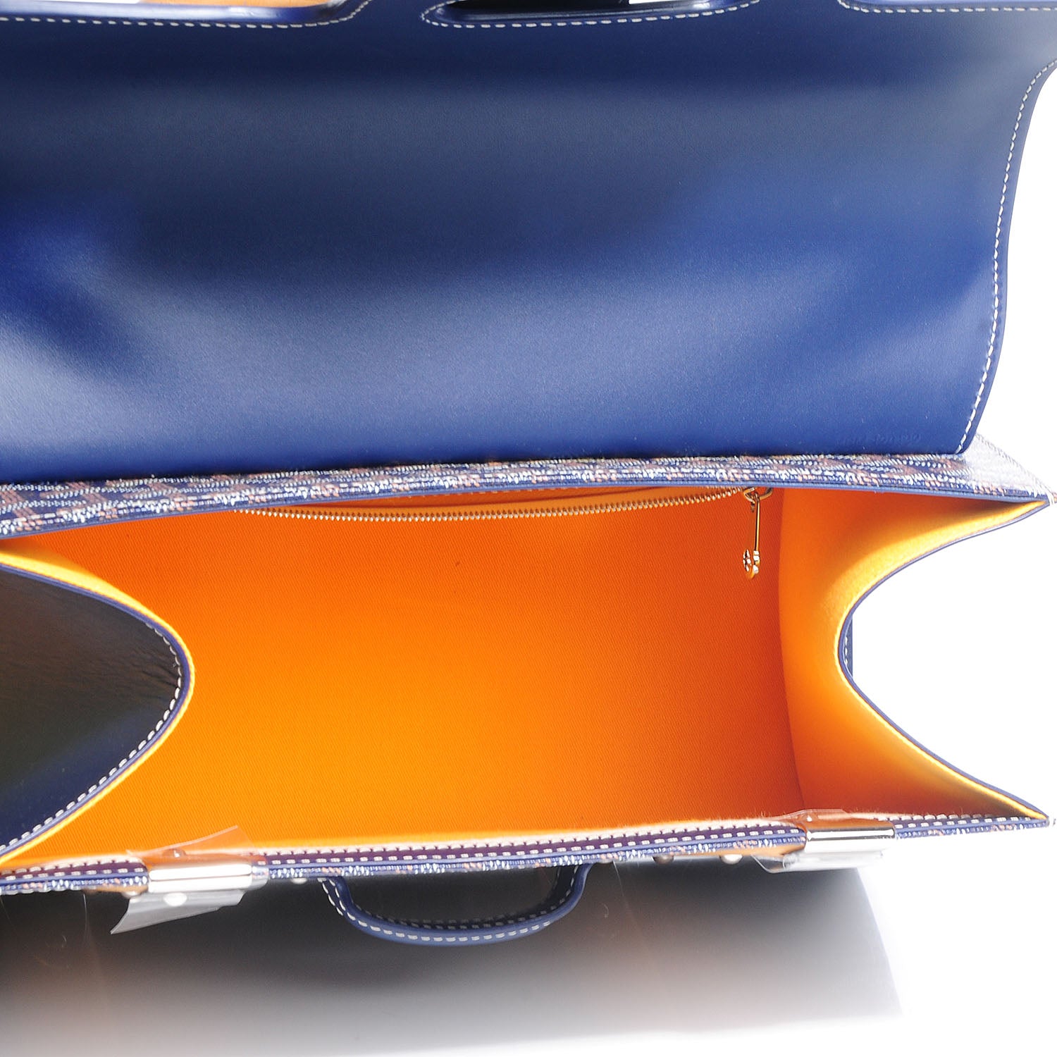 Goyard Goyardine Saigon MM Blue 8 of 9