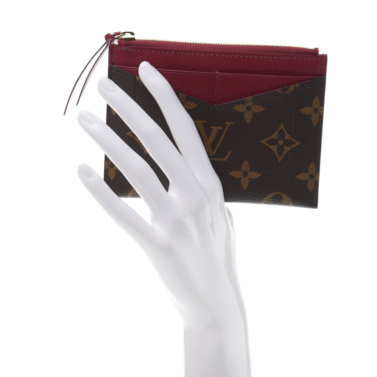 Louis Vuitton Monogram Zipped Card Holder Fuchsia 2 of 7
