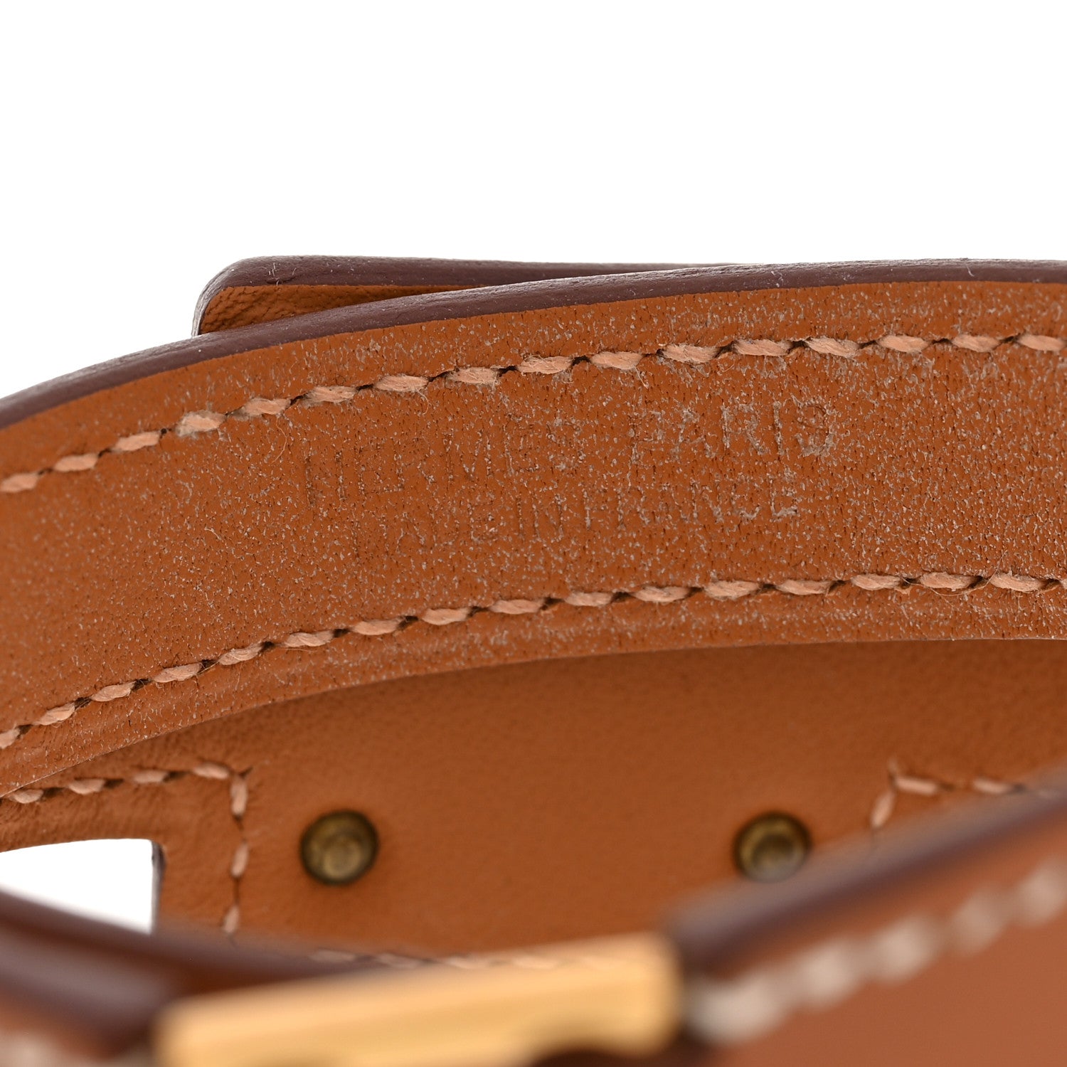 Hermes Swift O'Kelly Double Tour Bracelet T2 Gold 4 of 6