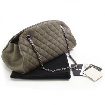 Chanel Lambskin Medium Just Mademoiselle Taupe 3 of 10