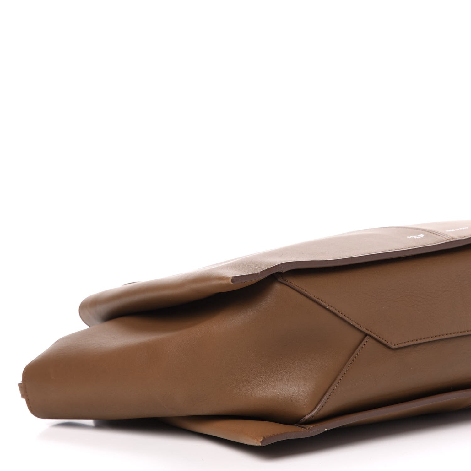 Celine Calfskin Medium Tri-Fold Bag Taupe 6 of 12