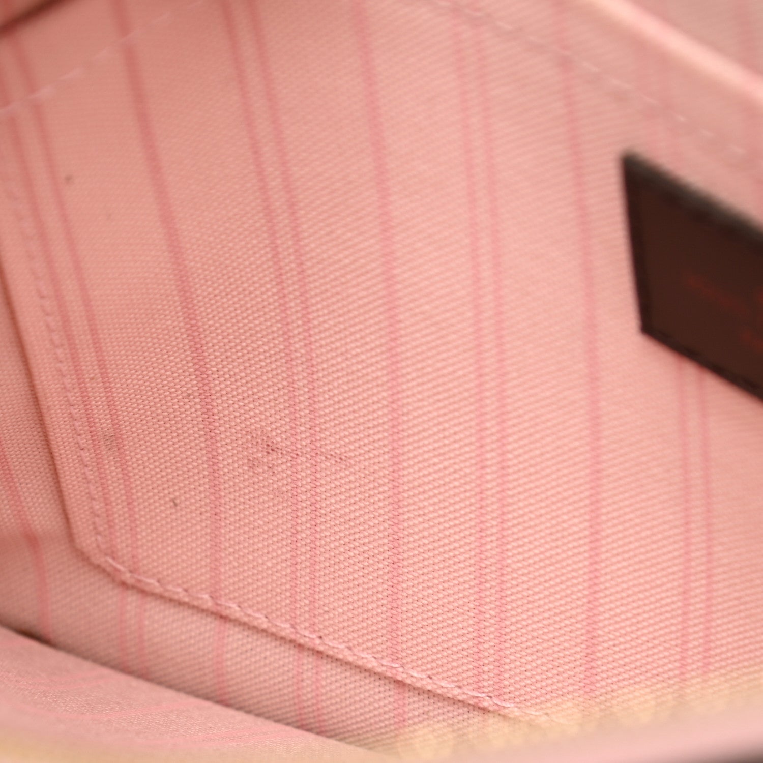 Louis Vuitton Damier Ebene Neverfull MM GM Pochette Rose Ballerine 10 of 10