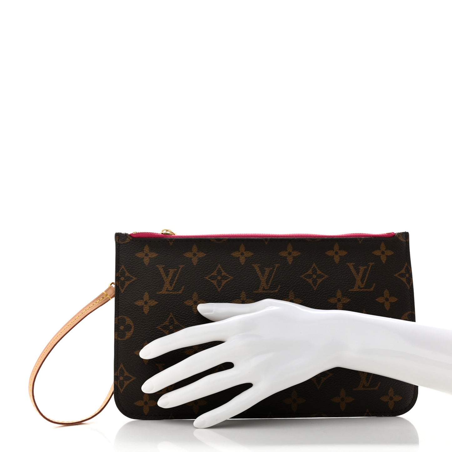 Monogram Hawaii V Neverfull MM Pochette Hot Pink