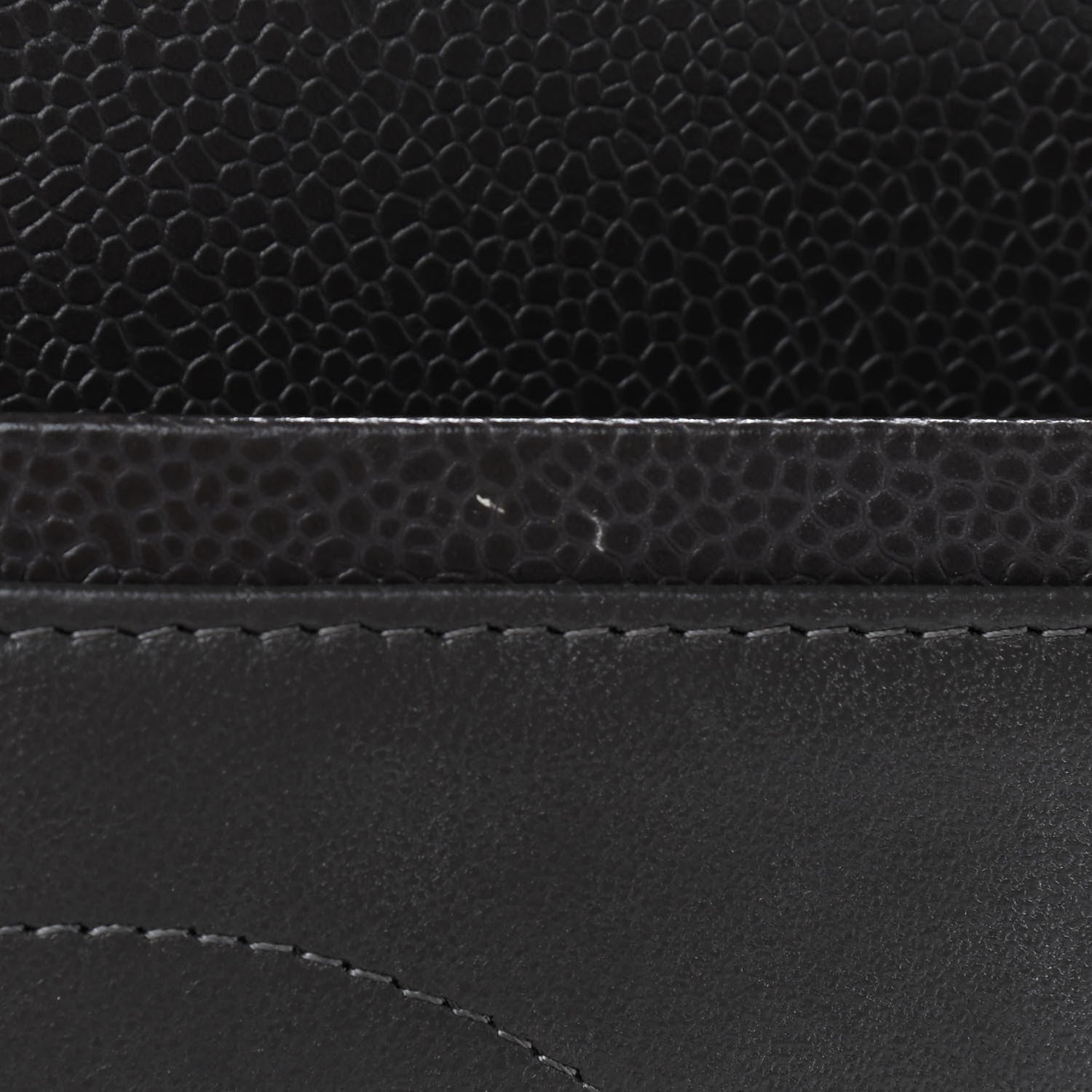 Chanel Caviar Quilted Jumbo Double Flap Dark Grey 12 of 12