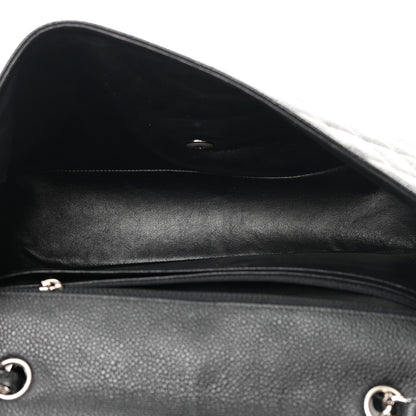 Chanel Caviar Quilted Jumbo Single Flap Black 5 of 16