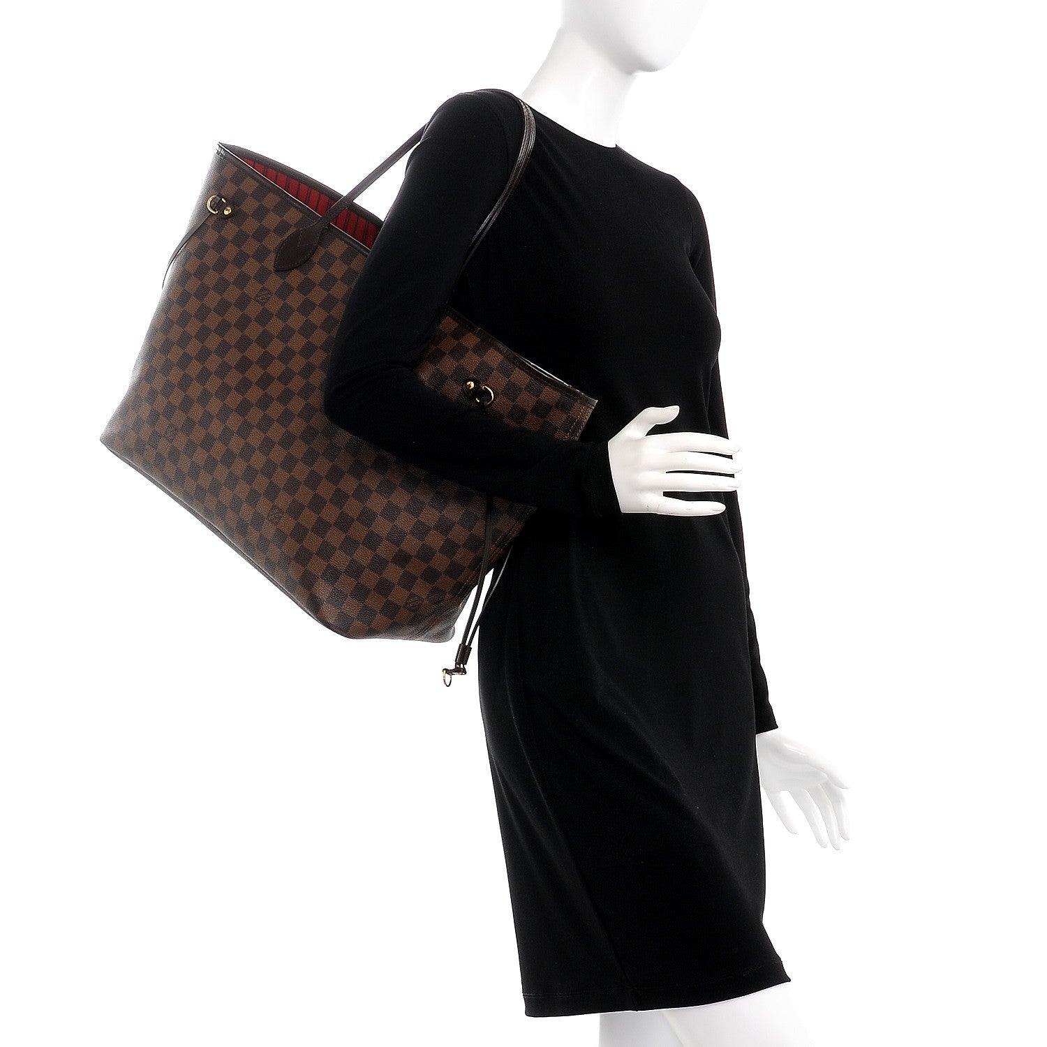 Louis Vuitton Damier Ebene Neverfull GM 2 of 14