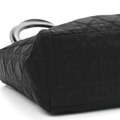 Christian Dior Nylon Cannage Mini Lady Dior Black 9 of 10