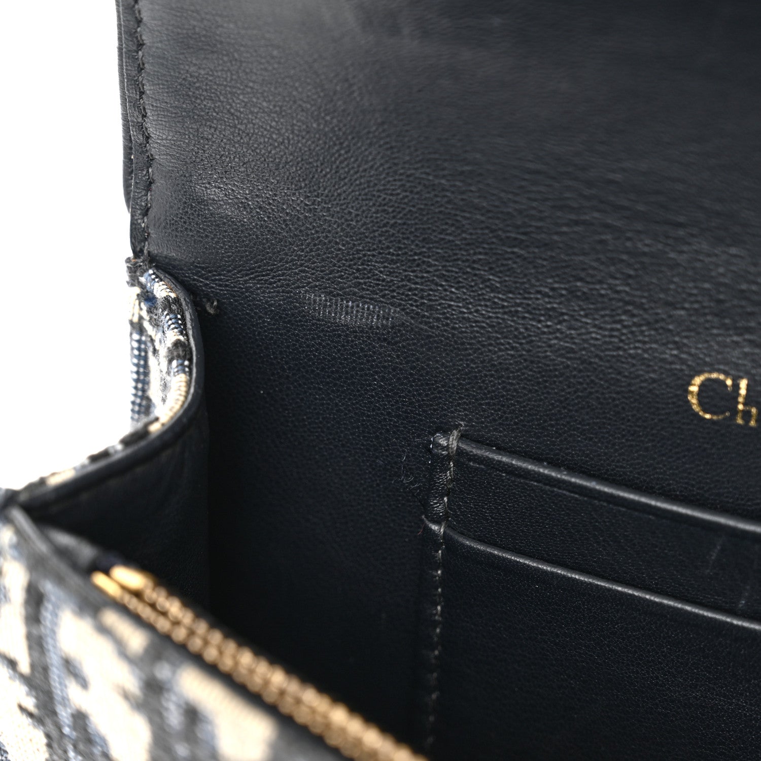 Christian Dior Oblique Saddle Belt Bag Blue 11 of 14