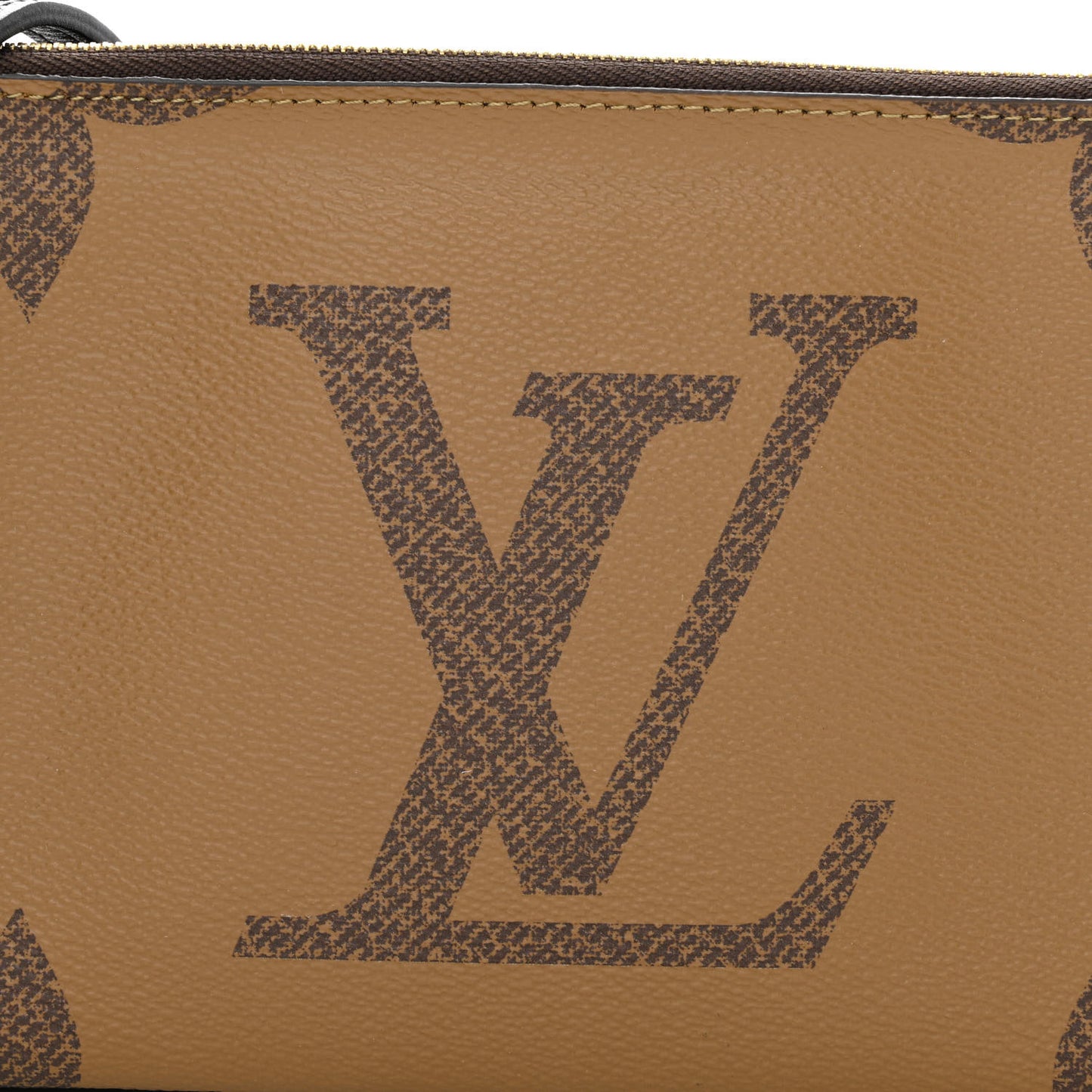 Reverse Monogram Giant Double Zip Pochette