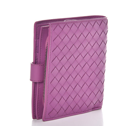 Bottega Veneta Nappa Intrecciato French Flap Wallet Peony 3 of 7
