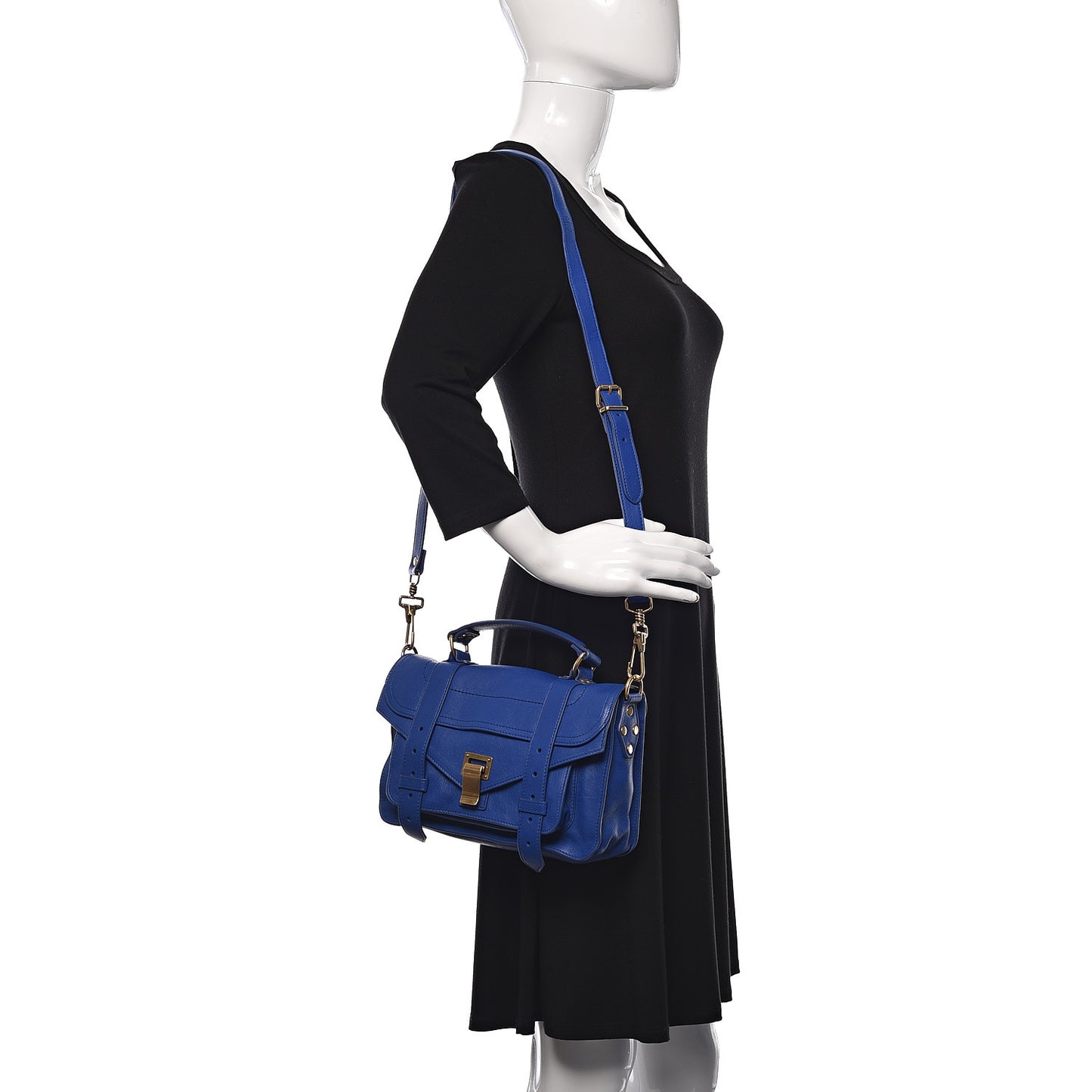 Lambskin Tiny PS1 Satchel Royal Blue