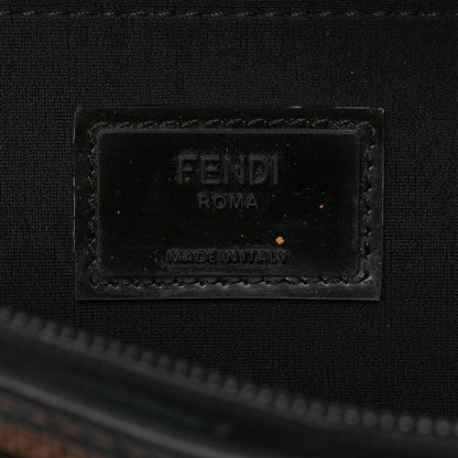 Fendi Vitello Century Maglia Pattern Mix Belt Bag Havana 6 of 11