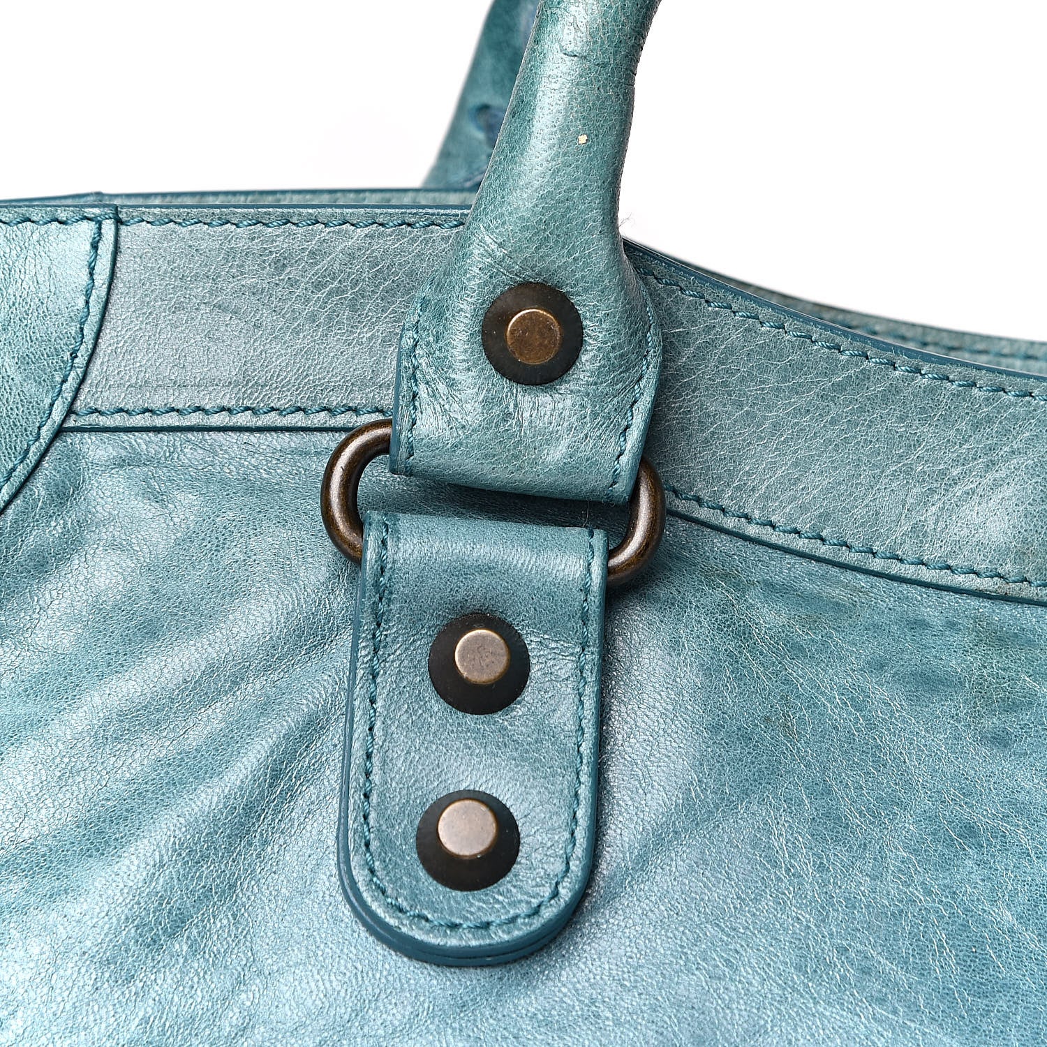 Balenciaga Agneau Classic Hardware City Bleu India 13 of 21