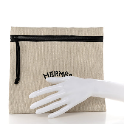 Hermes Toile Bain Case Black 2 of 7