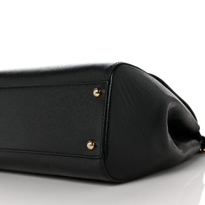 Dolce & Gabbana Dauphine Medium Miss Sicily Satchel Black 8 of 8