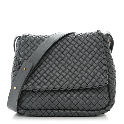 Bottega Veneta Nappa Intrecciato Small Cobble Shoulder Bag Thunder 1 of 10