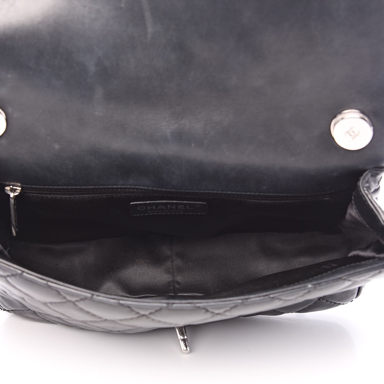 Chanel Lambskin Quilted Medium Easy Carry Flap Black 5 of 18