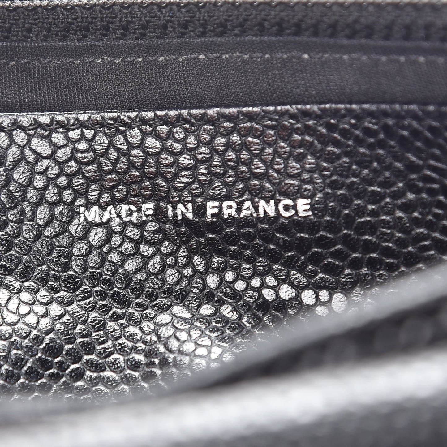 Caviar Half Moon Wallet On Chain WOC Black