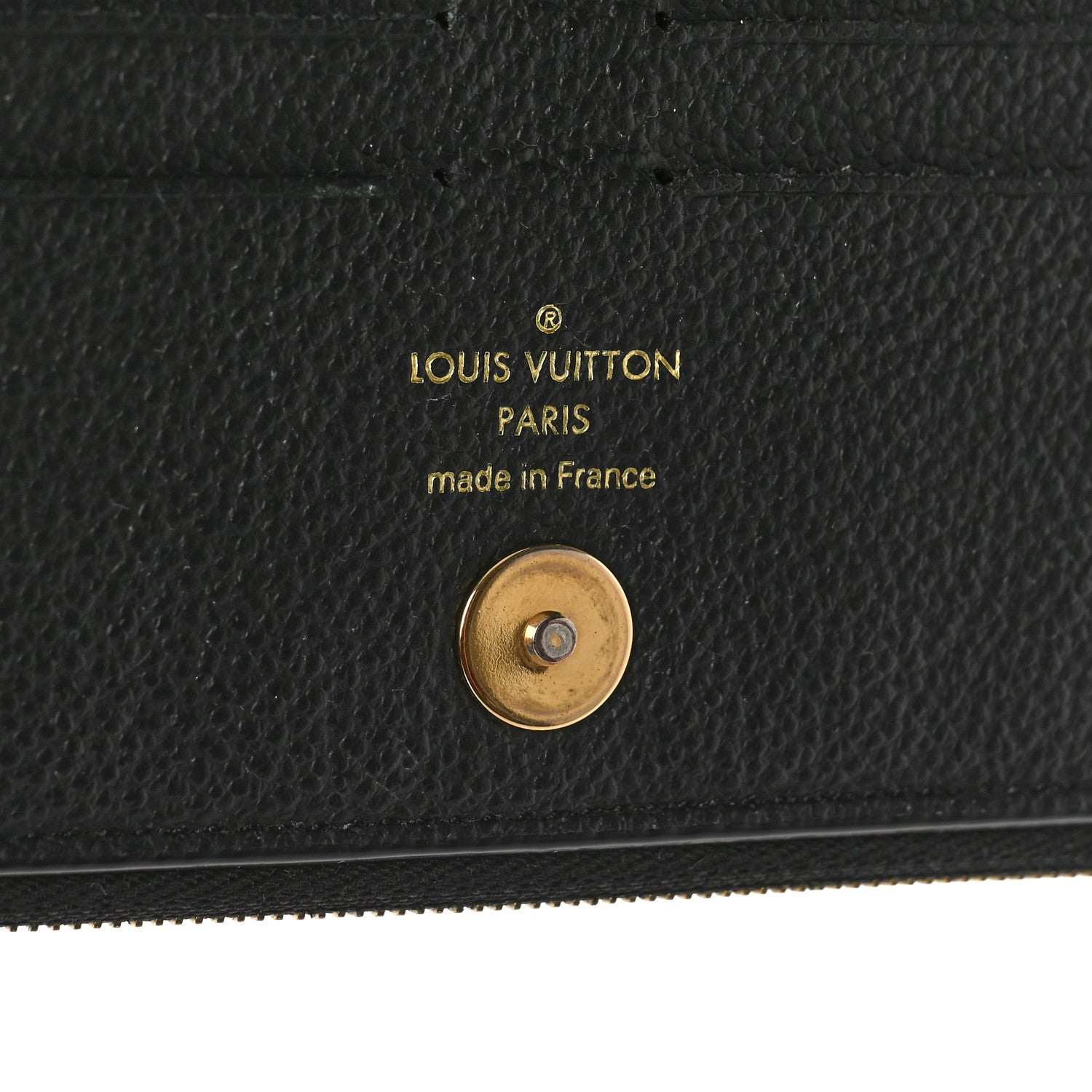 Louis Vuitton Empreinte Adele Wallet Black 6 of 9