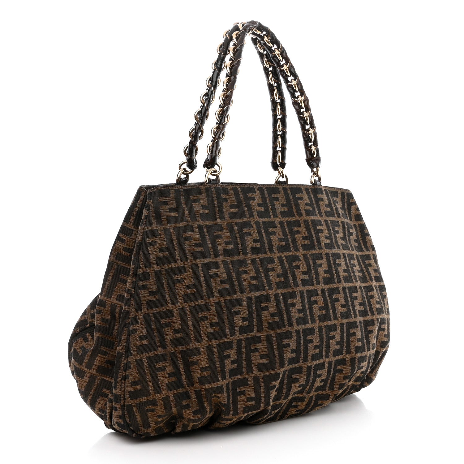 Fendi Zucca Mia Tote Tobacco 2 of 10