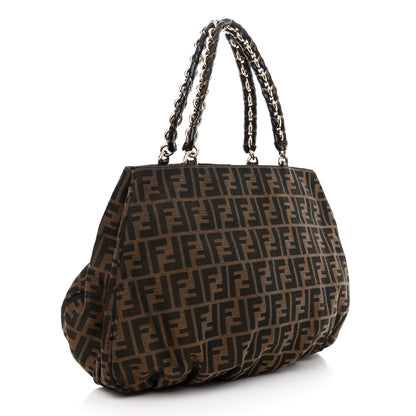 Fendi Zucca Mia Tote Tobacco 2 of 10