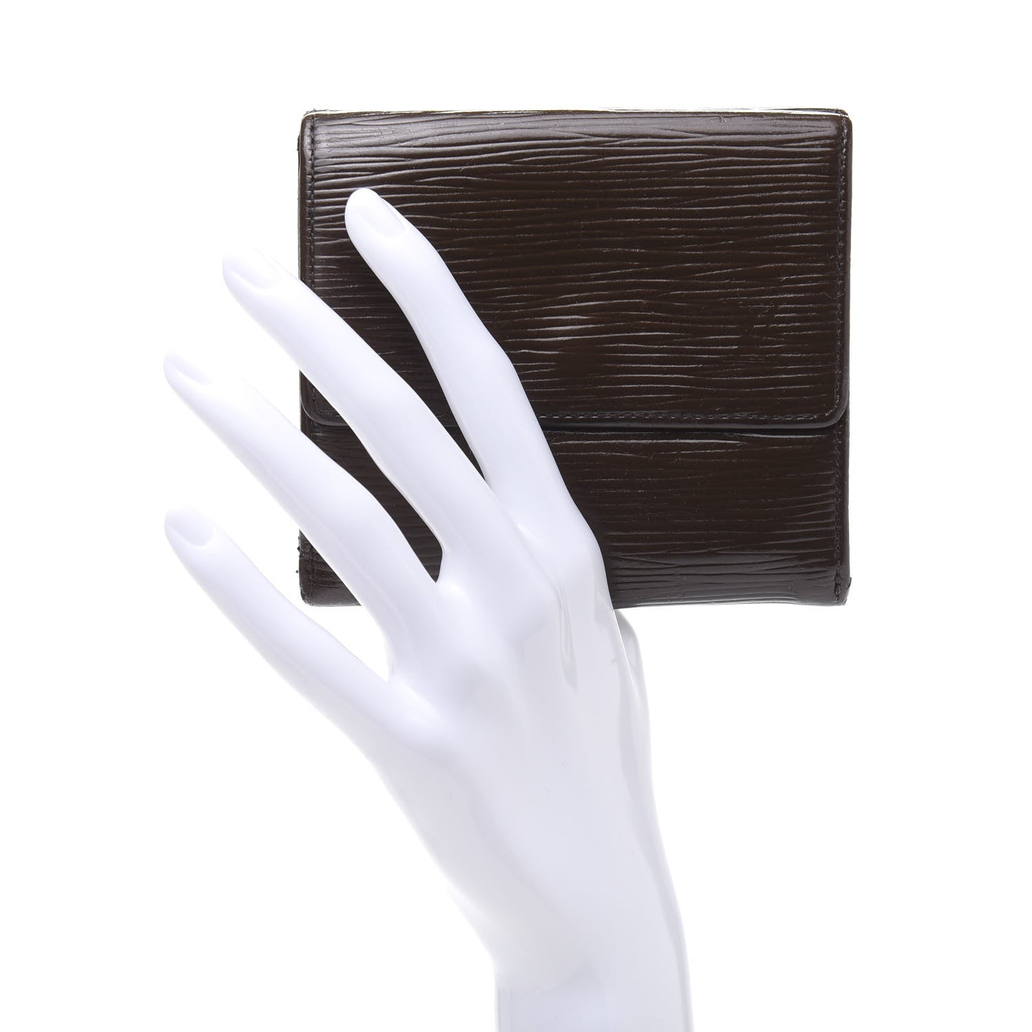 Louis Vuitton Epi Elise Wallet Moka 2 of 10