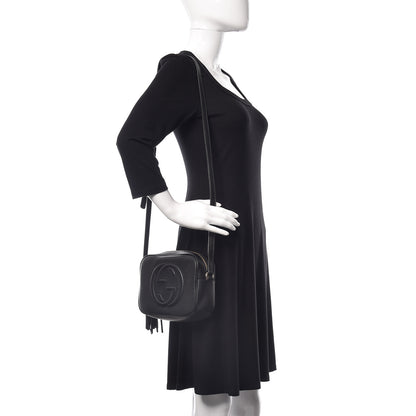 Gucci Pebbled Calfskin Small Soho Disco Bag Black 2 of 9