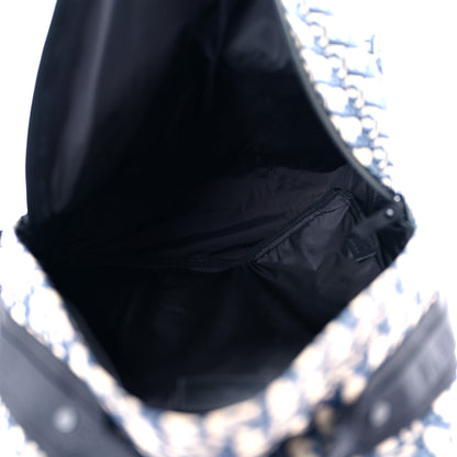 Christian Dior Oblique Diortravel Backpack Blue 5 of 13