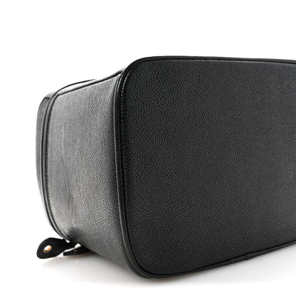 Chanel Caviar CC Vanity Train Case Black 9 of 10