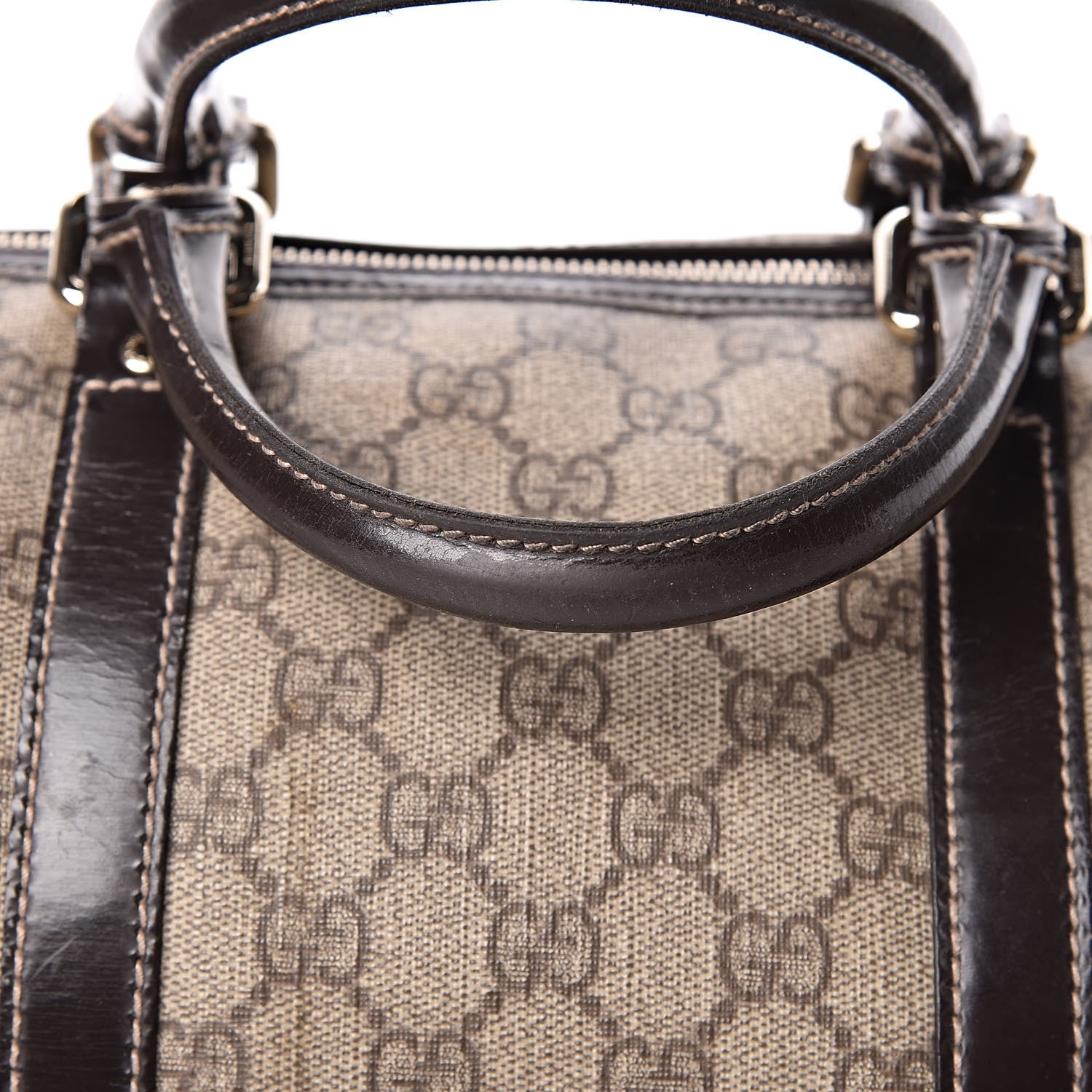 Gucci GG Plus Monogram Medium Joy Boston Dark Brown 12 of 20