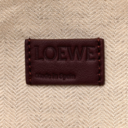 Loewe Calfskin Large Flamenco Knot Bag Dark Burgundy 6 of 10
