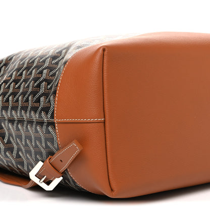 Goyard Goyardine Calfskin Cisalpin Backpack  Black Gold 8 of 10