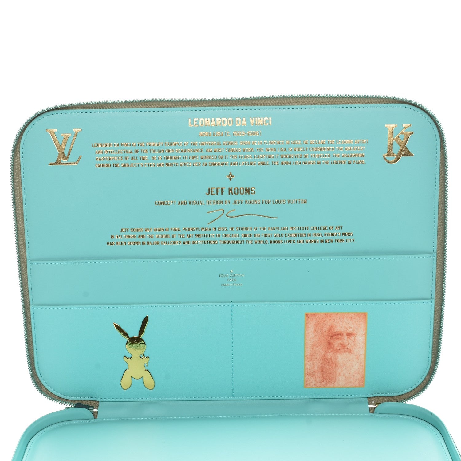 Louis Vuitton Masters Da Vinci Laptop Case Vert D’eau 7 of 9